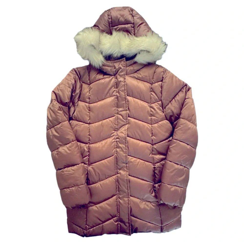 Children’s Place | Big Girls Rose/Pink Puffer Coat | Size XL (14) | NWOT NEW